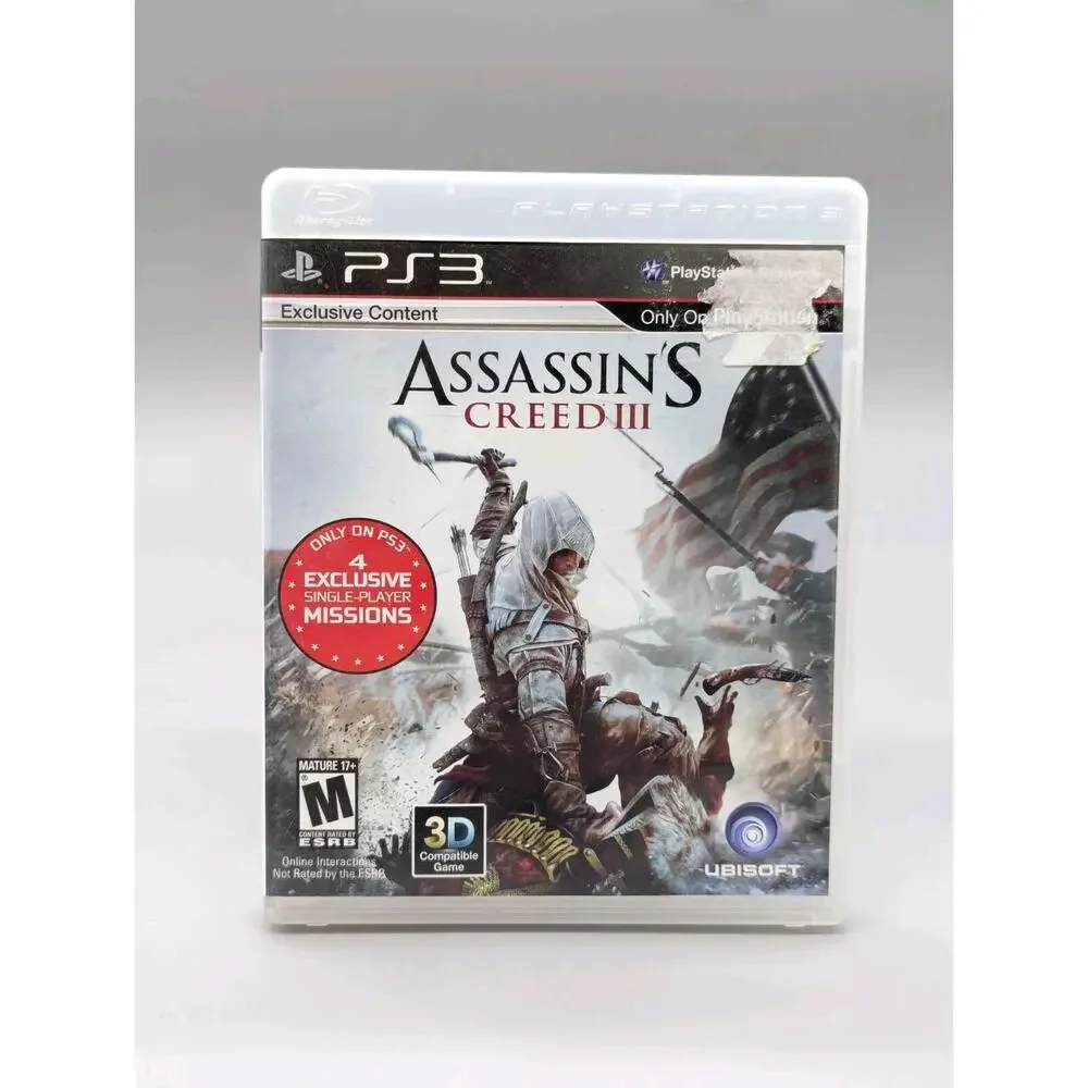 PS3 PlayStation 3 Games Lot Call of Duty Ghosts Assassins Creed 3 & Revelations